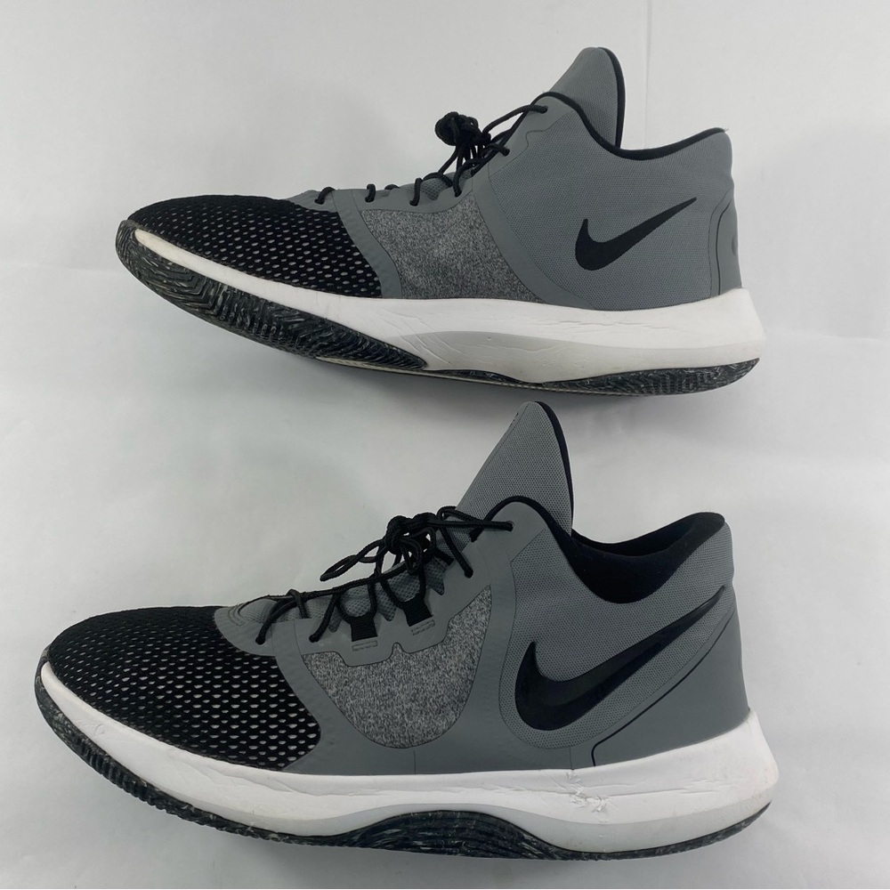 NIKE Air Precision ll Basketball Shoes AA7069-011 Cool Gray Black Men’s Size 14